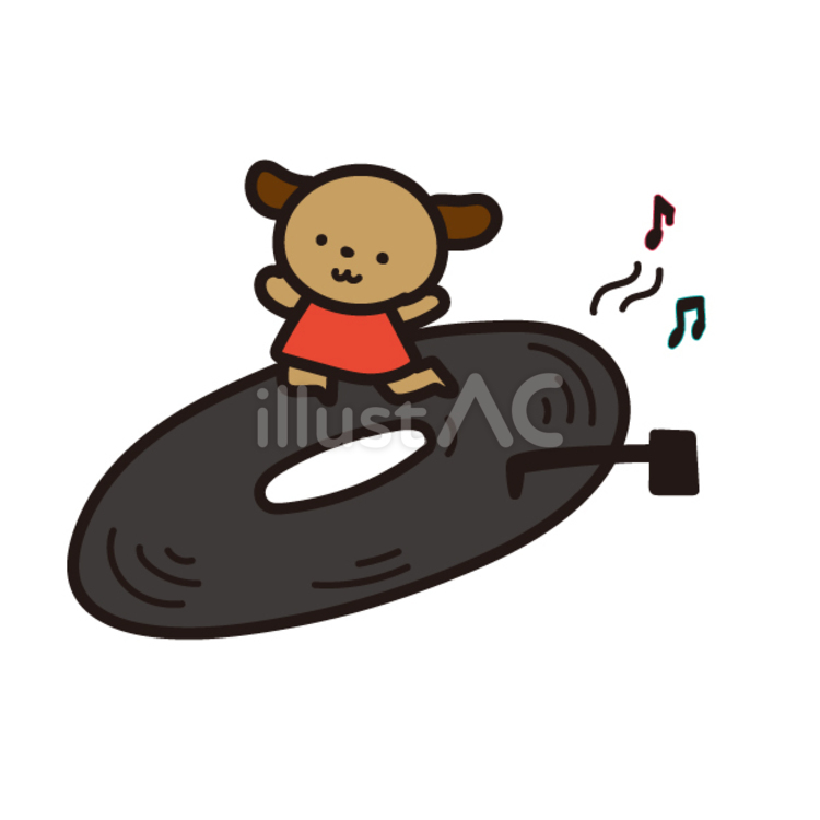 11月動物（レコードの日、犬の日、犬） 11月,動物,犬のイラスト素材