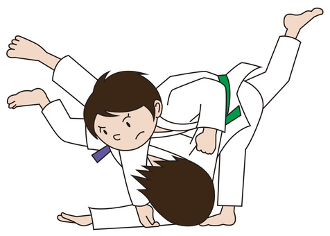 Judo teenager 2, judo, martial arts, JPG, PNG and AI