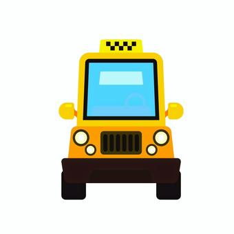乗り物 002 乗り物 002 タクシー,車,乗り物,自動車,黄色,交通,都市,公共交通,ドライブ,キャラクターのイラスト素材