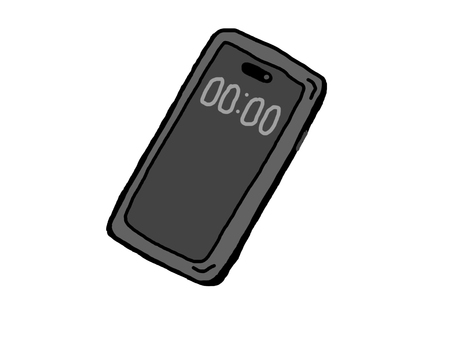 0010 スマホ スマホ,電話,ケータイ,ゆるい,手描き,ビジネスのイラスト素材