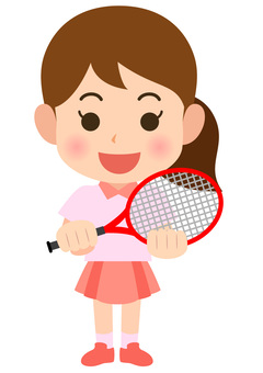 Illustration, tennis, woman, sports, JPG and PNG