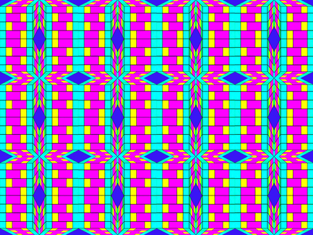 カラフルでシームレスな幾何学模様壁紙素材 幾何学模様,カラフル,シームレス,背景,壁紙,抽象的,グラフィック,テクスチャ,連続,パターンのイラスト素材