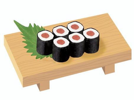 鉄火巻き(寿司ゲタ6) 鉄火巻き(寿司ゲタ6) 鉄火巻き,寿司ゲタ,寿司,巻寿司,細巻き,和食,江戸前,食べ物,トロ,マグロのイラスト素材