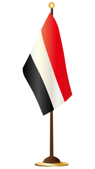 イエメンの卓上旗