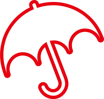 Umbrella, umbrella, rainy season, icon, JPG, PNG and AI