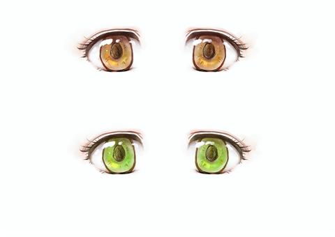 Illustration, eye, pupil, comics, JPG and PNG