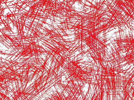 レッドの抽象的テクスチャの線画の壁紙素材 線画,赤色,抽象的,テクスチャ,背景,壁紙,グランジ,ペン画,クレヨン画,パステル画のイラスト素材