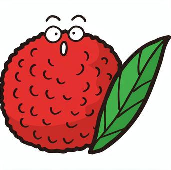 Illustration, yamamomo, fruit, tiny, 