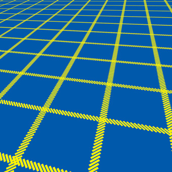 チェック遠近 チェック,線,破線,斜め,シンプル,背景,青,2色,遠近のイラスト素材