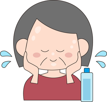 Skin care Middle-aged woman, beautiful skin, skin care, care, JPG and PNG