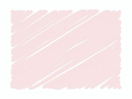 落書き風長方形フレーム　ピンク フレーム,長方形,ピンク,枠,手描き,落書き,手書き,クレヨン,背景,壁紙のイラスト素材