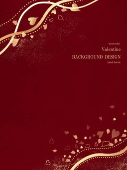 Valentine gold heart and line background vertical, JPG, PNG and AI Valentine gold heart and line background vertical, valentine, heart, valentine's day, JPG, PNG and AI