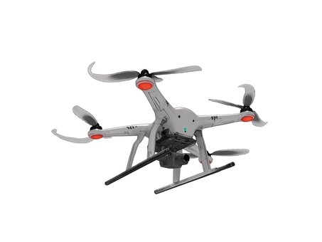 飛行する小型の汎用型のドローン ドローン,飛行,プロペラ,カメラ,無人機,空撮,機械のイラスト素材