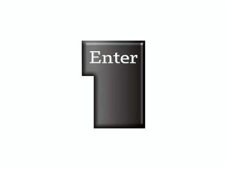 エンターキー enterキー,エンターキー,確定,パソコン,キーボード,ボタンのイラスト素材