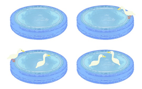 Illustration, स्विमिंग पूल, पानी में बजाना, स्नान, 