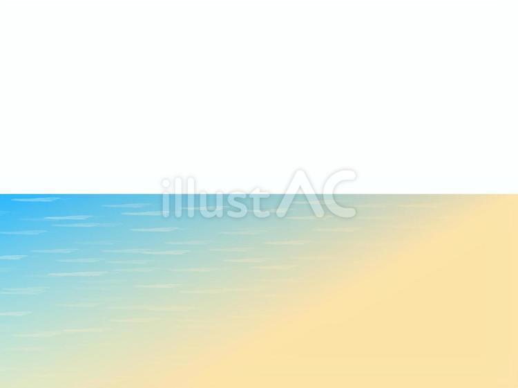 海と砂浜背景 海,夏,砂浜のイラスト素材
