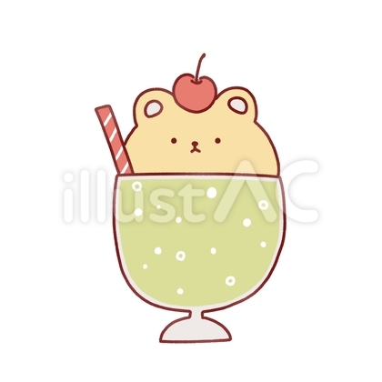 くまクリームソーダ