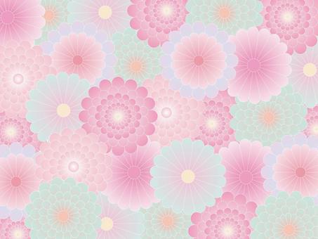 ポップな和背景07 和柄,和,背景,壁紙,花,和風,花柄,年賀状,模様,素材のイラスト素材