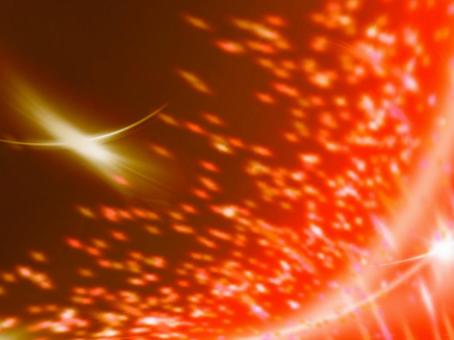 光の星流-レッド02 光,星,レッド,赤,輝き,流れ,粒子,あたたかい,明るい,ライトのイラスト素材