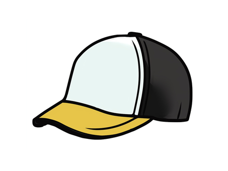 帽子【1】 帽子,ファッション,キャップ帽のイラスト素材
