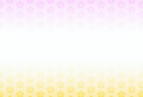 和風背景のシンプルな梅の壁紙素材 和風背景,和柄背景,シンプル,和背景,和風パターン,和柄パターン,年賀状背景,年賀背景,年賀状素材,年賀状のイラスト素材