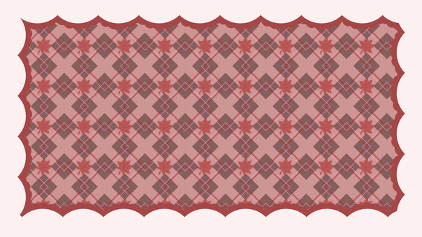 もみじの背景素材 ９月,１０月,11月,紅葉,もみじ,背景,メッセージカード,秋,チェック,フリルのイラスト素材