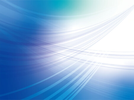 鮮やかなブルーの抽象的な波形背景 背景,抽象的,青,波,曲線,グラデーション,水,海,ウェーブ,ブルーのイラスト素材