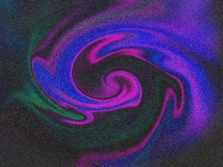 ピンク・青・緑の砂状ノイズののった渦模様 渦,うずまき,渦巻,ノイズ,砂,石調,ストーン調,ピンク,青,緑のイラスト素材