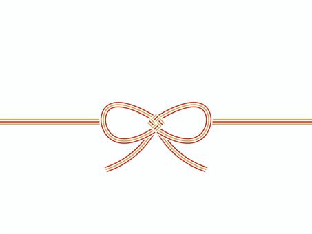 熨斗のイラスト　リボン 水引,リボン,熨斗,のし,お祝い,和風,御歳暮,御中元,プレゼント,贈答のイラスト素材