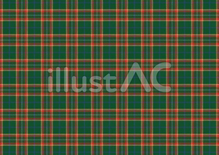 CANADIAN CALEDONIAN tartan,traditional,英国風のイラスト素材