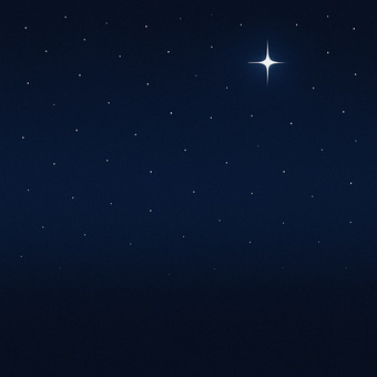 一番星が輝く星空背景 星空,夜空,一番星,星,願い事,夢,希望,夜,濃紺,ネイビーのイラスト素材