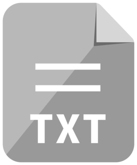 ファイル形式アイコンイラスト / txt ファイル形式アイコンイラスト / txt アイコン,ファイル,テキスト,文書,txt,書類,プログラム,フォーマット,システム,ビジネスのイラスト素材