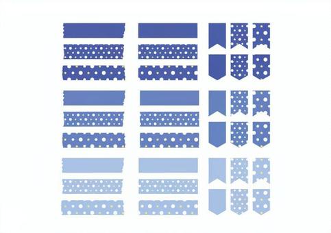 Illustration, sticker, blue color, cool color, 