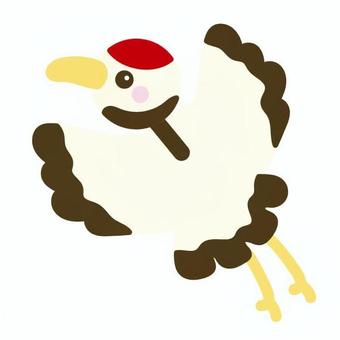 鶴 鶴,羽,翼,首,日本,縁起物,祝い,飛ぶ,伝統,シンボルのイラスト素材