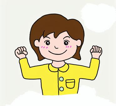 元気な女性