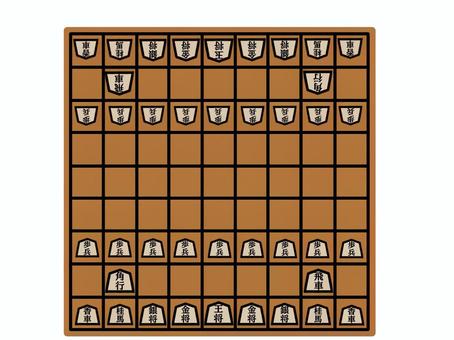 将棋 将棋,将棋盤,盤面,マス目,駒,本将棋,対局,日本,王将,金将のイラスト素材