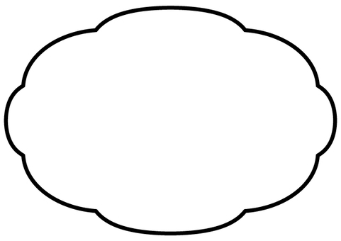 A simple speech bubble, handwriting, balloon, speech balloon, JPG and PNG