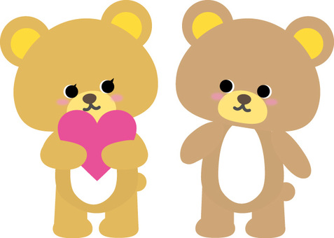 バレンタインデーくまちゃん バレンタインデーくまちゃん バレンタインデー,くま,ハートのイラスト素材