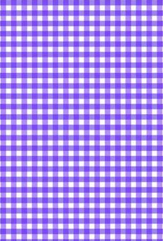 チェックパターン(紫)