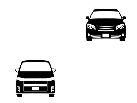 Illustration, car, automobile, set, 