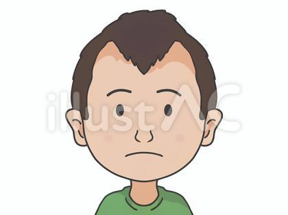 M字ハゲの男性