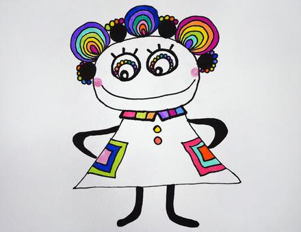 Smiling girl character, JPG Smiling girl character, people, face, girl, JPG