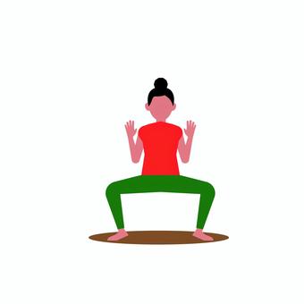 ヨガ 0101 ヨガ,ポーズ,女性,エクササイズ,フィットネス,健康,リラックス,ストレッチ,瞑想,スポーツのイラスト素材