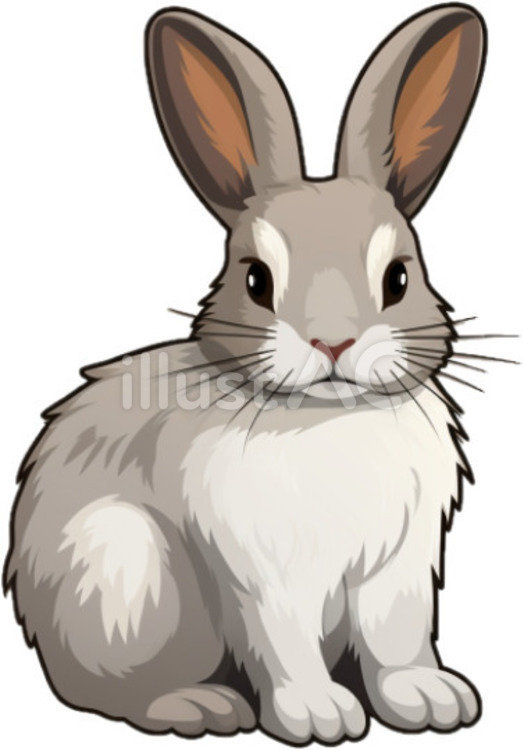 ウサギ 耳,うさぎ,兎のイラスト素材