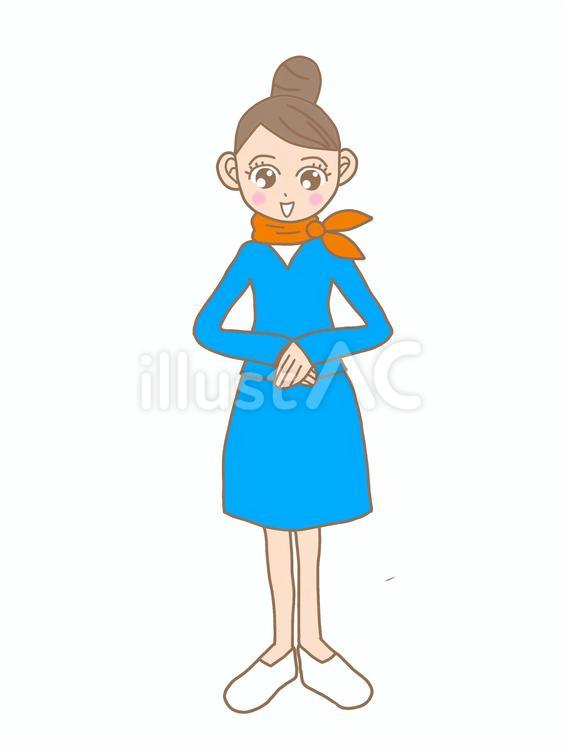 かしこまりました かしこまりました,受付,笑顔のイラスト素材