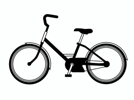 自転車 自転車,乗り物,2輪車,チャリ,チャリンコ,ママチャリ,マーク,貼り紙,ポスター,掲示のイラスト素材