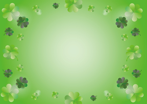 Illustration, clover, green, plant, 