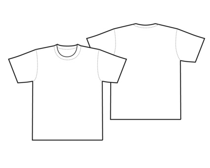 白いTシャツ tシャツ,白,シャツ,半袖シャツ,デザイン,半袖,ファッション,服,衣類,シンプルのイラスト素材