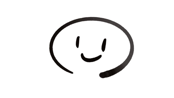 にこにこマークのイラスト素材　透過 笑顔,人物,アイコン,あしらい,素材,手書き,シンプル,おしゃれ,かわいい,ポップのイラスト素材