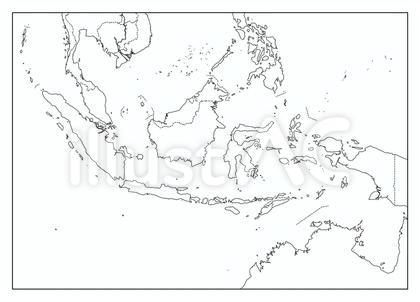 インドネシア白地図